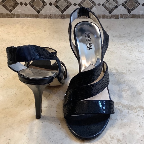 Michael Kors sequin dressy heels - Picture 1 of 9